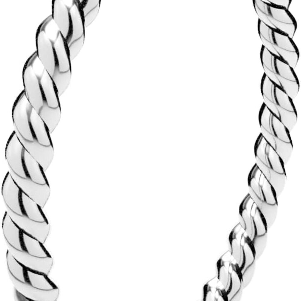 925 Sterling Silver 2MM Eternity Rope Wedding Band Ring